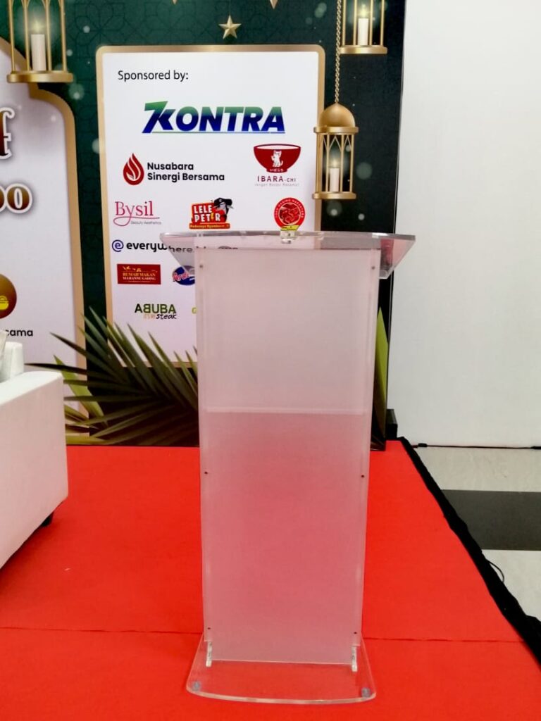 Sewa Podium Acrylic