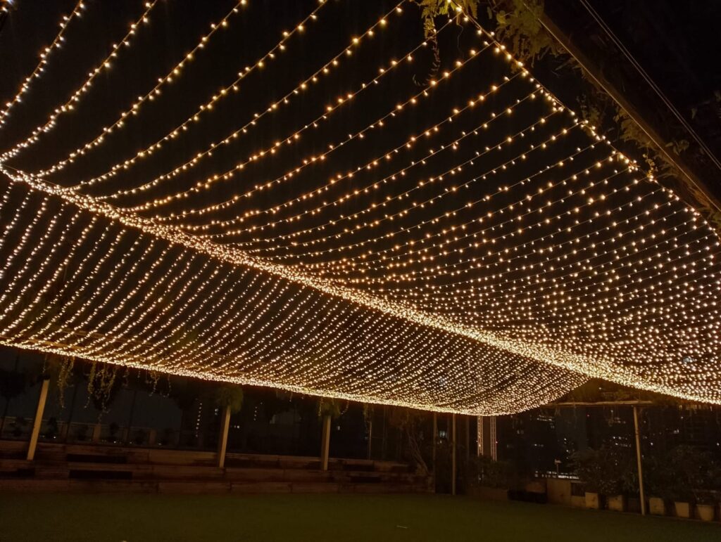 sewa lampu taman bekasi