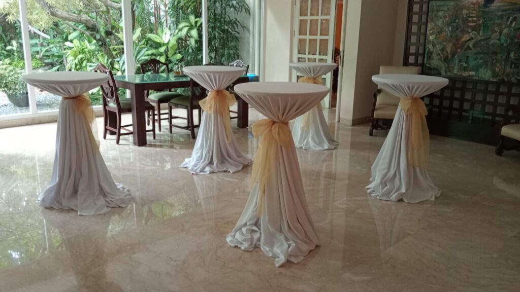 sewa meja bar cover- jabodetabek