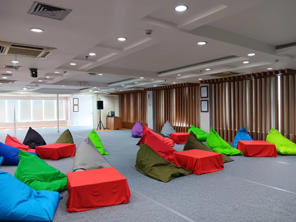 sewa bean bag lesehan jakarta timur