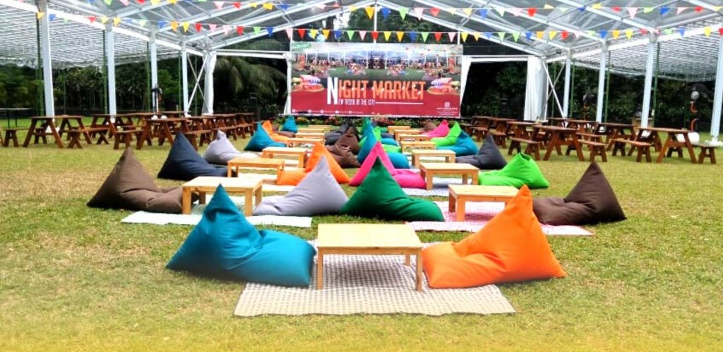 sewa bean bag dan bantal lesehan bekasi