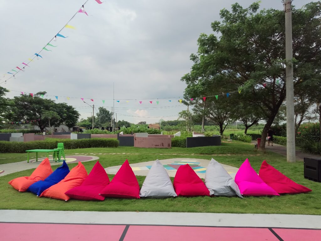 sewa bean bag segitiga jakarta selatan