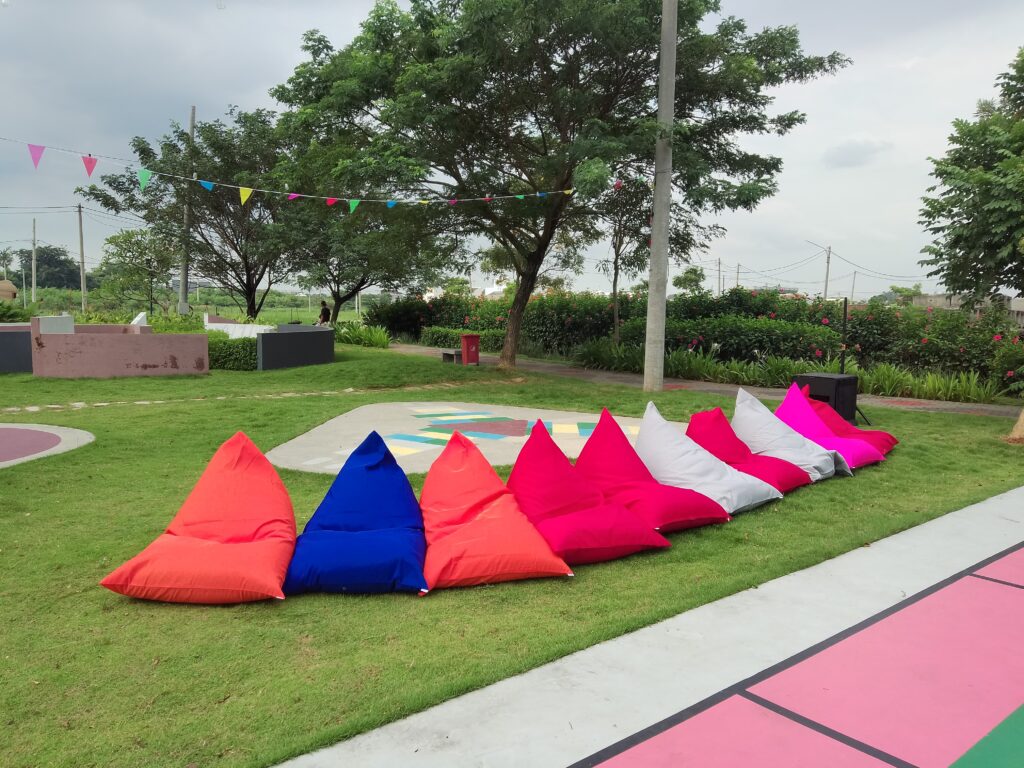 sewa bean bag segitiga jakarta selatan
