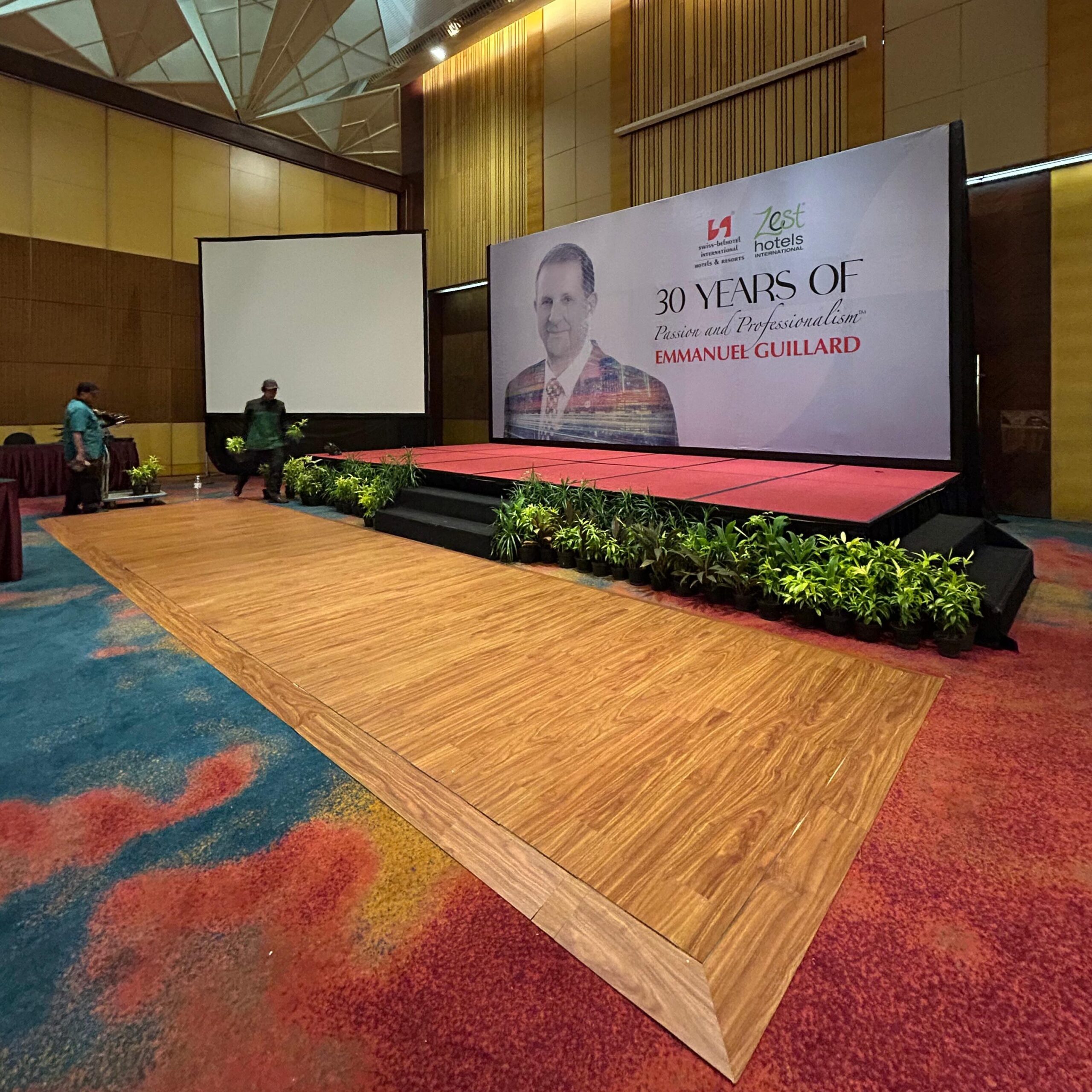 sewa dance floor vinyl bekasi