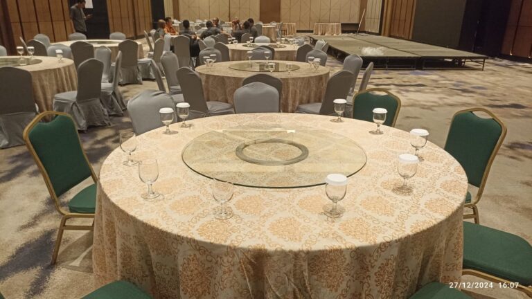 Sewa Lazy Susan Dan Meja Bulat Jaksel