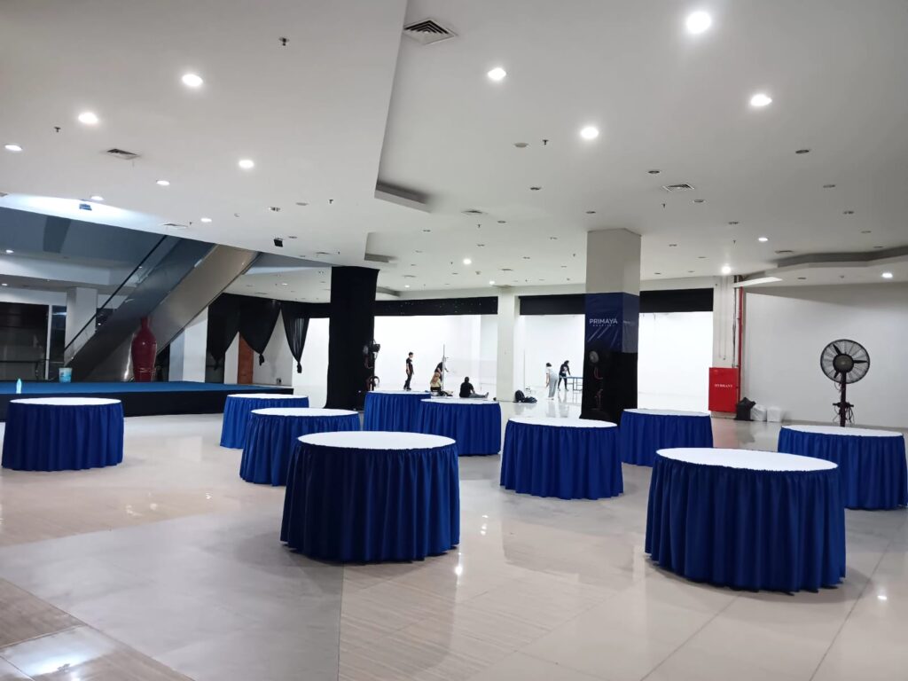 Sewa Meja Bulat Event Cikarang